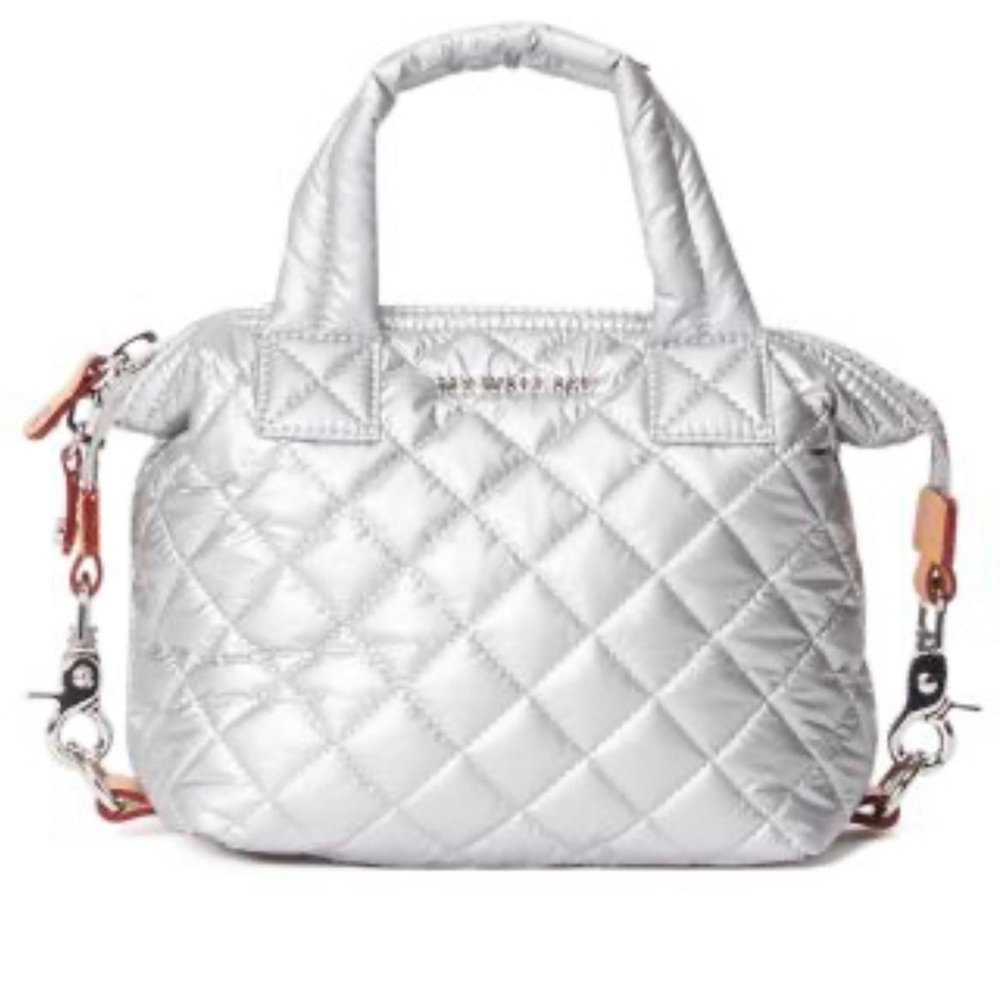 MZ Wallace Sutton Crossbody in Silver